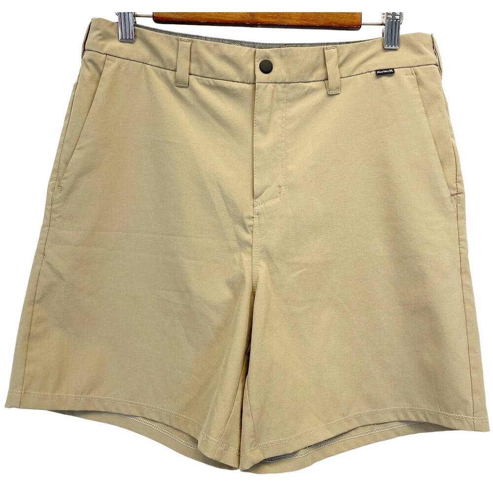 Hurley Boys 30 Phantom Walks Shorts Khaki Quick‎ Dry Recycled Polyester CK1539